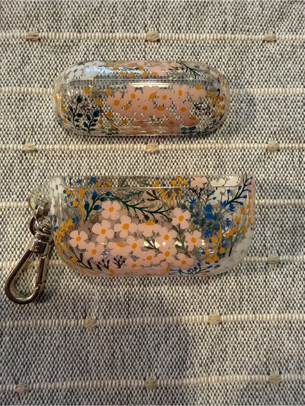 kate spade Clear Floral AirPods Pro Case with Keychain